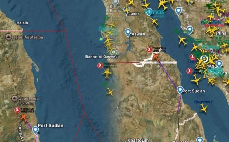 تركيا تبدأ في إستخدام المجال الجوي السوداني 