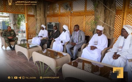 البرهان يلتقي تنسيقية قبيلة الداجو بالسودان