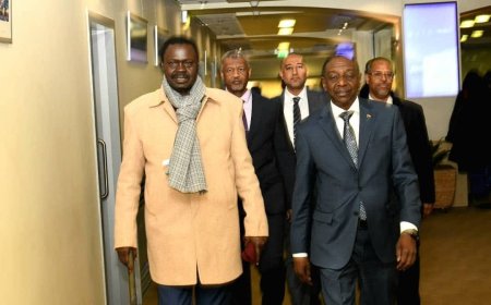 سفير السودان لدى روسيا يستقبل مناوي في موسكو 