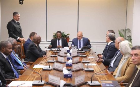 التوقيع على محضر الاجتماع الاول للجنة الربط السككي بين السودان ومصر    