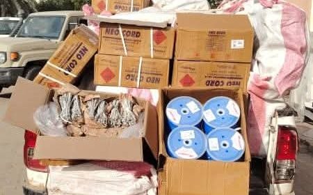 ضبط شحنة متفجرات بالبحر الأحمر 