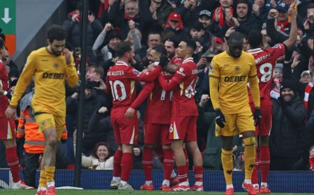 ليفربول يواصل تحليقه في صدارة الدوري الإنجليزي 