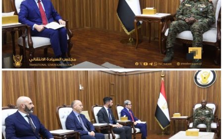 البرهان يلتقي سفير إيطاليا لدى السودان 