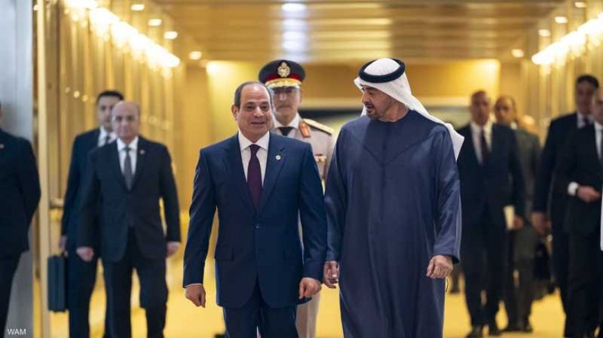 زيارة مفاجئة من السيسي للإمارات 