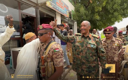 في زيارة مفاجأة.. البرهان يصل دنقلا 