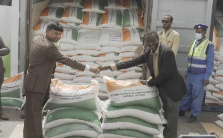 2000 طن من الأرز منحة هندية دعماً للشعب السوداني   