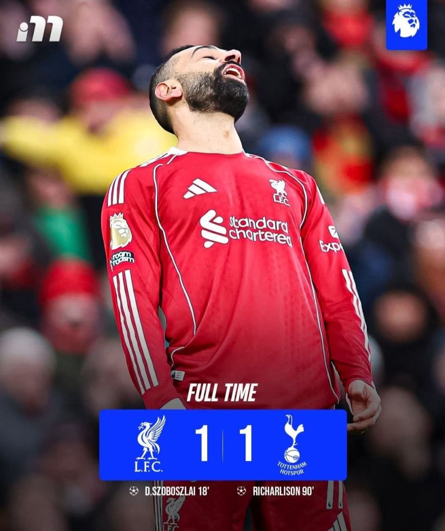 ليفربول يتعادل مع توتنهام