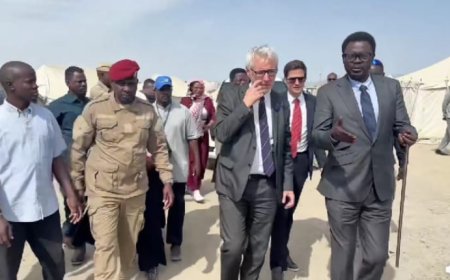 وفد من البرلمان الفرنسي يزور معسكرات النازحين بالسودان