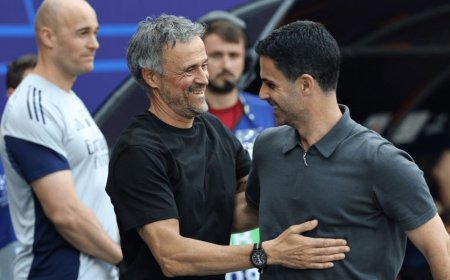 أرتيتا: "أهنئ إنريكي وباريس سان جيرمان أفضل فريق في العالم"
