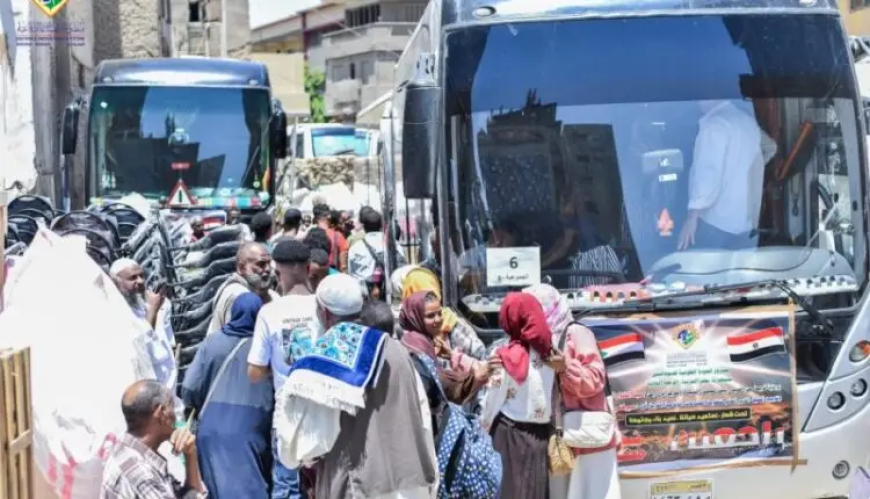 في العودة الطوعية.. (1250) سودانيا يغادرون مصر اليوم 