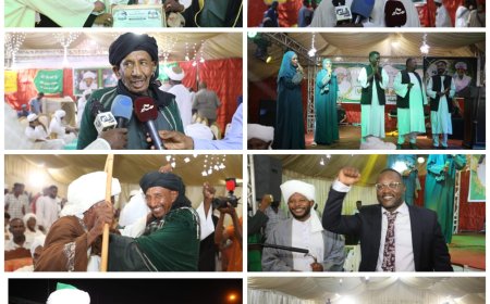 في إحتفالات البلاد بإعياد المولد...الطريقة القادرية تكرم الشيخ عبد المنعم أبو ضريرة 