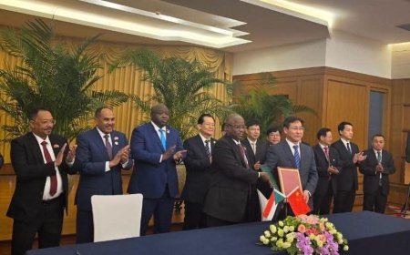 توقيع مذكرة تعاون جيلوجي بين السودان والصين 