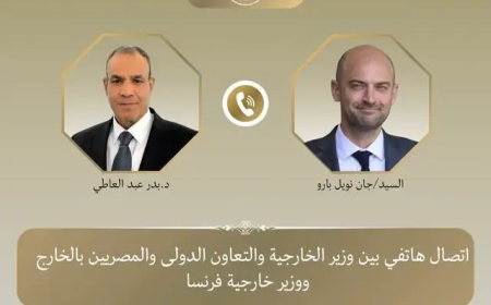 مشاورات مصرية فرنسية بشأن تطورات الأوضاع في السودان 